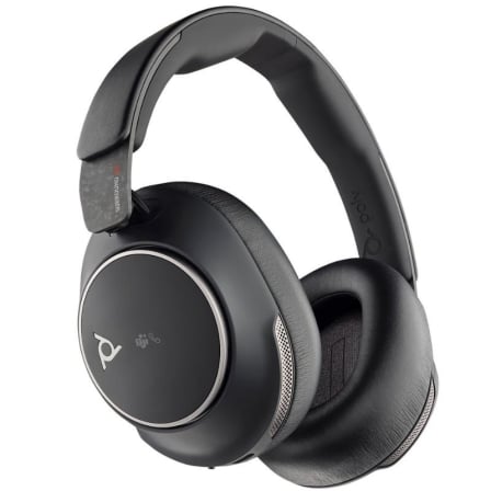 Auriculares Inalámbricos Poly Voyager Surround 80 UC USB Tipo-C + Adaptador USB-C/A/ con Micrófono/ Bluetooth/ Negros